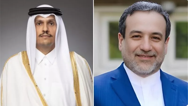 وزير الخارجية القطري يبحث مع نظيره الإيراني جهود تهدئة المنطقة