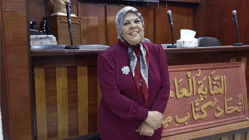 نجوى الطامي: عضوية اتحاد الكتاب تتويج لمسيرتي الأدبية|خاص