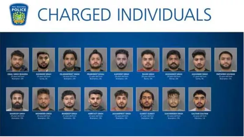 106 تهم جنائية و324 طلقة نارية بكندا.. وتفاصيل صادمة عن شبكة «فور براذرز»