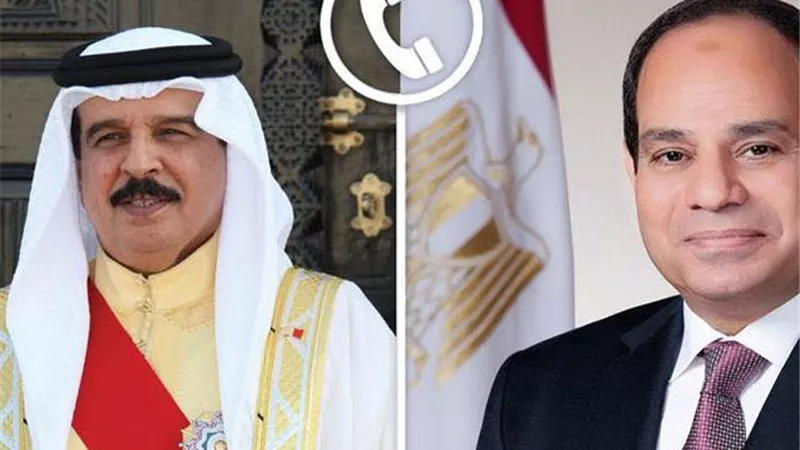 ملك البحرين يهنئ الرئيس السيسي بعيد الأَضحى