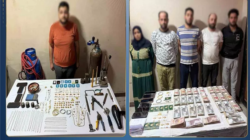 الداخلية تضبط تشكيلا عصابيا تخصص في تزوير الجنيهات والسبائك الذهبية وبيعها