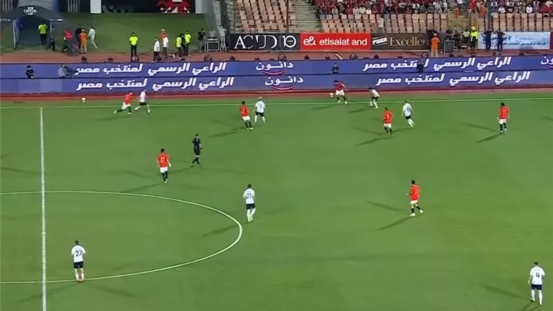 نتيجة مباراة مصر وروسيا في الشوط الأول.. تبديل زيزو وإمام عاشور 