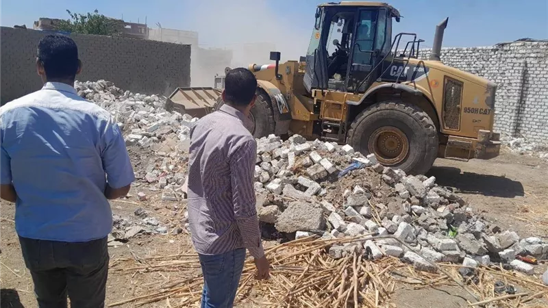 وزير الزراعة يتابع جهود منع وإزالة التعديات على الأراضي الزراعية في ثالث