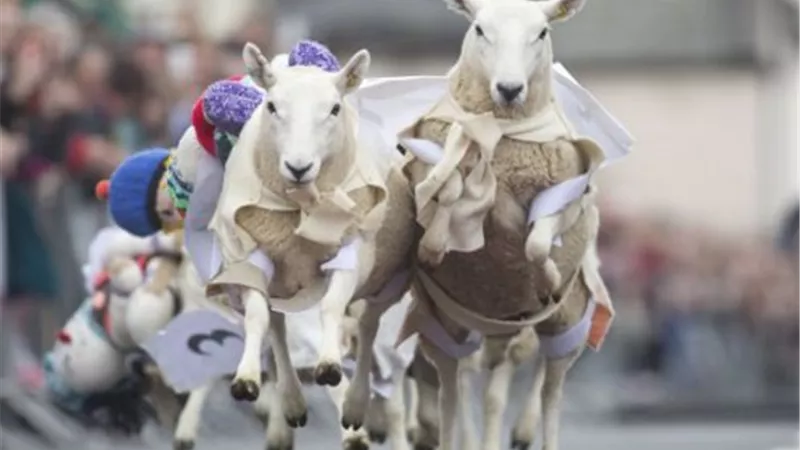 ليست مجرد أضاحي.. تعرف على أغرب سباقات الأغنام حول العالم