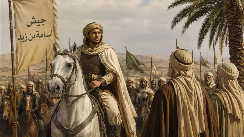 زي النهاردة.. النبى محمد يولي أسامة بن زيد إمارة الجيش الإسلامي 