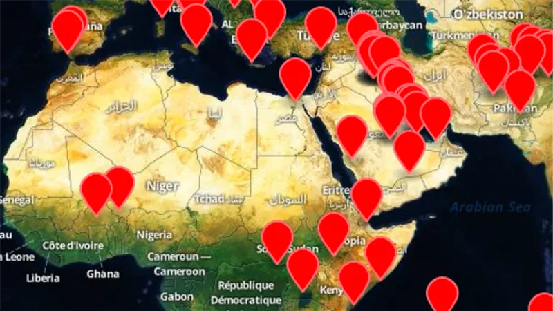 بي بي سي: الهجمات الإيرانية أضرت بأكثرمن 20 قاعدة أمريكية في المنطقة