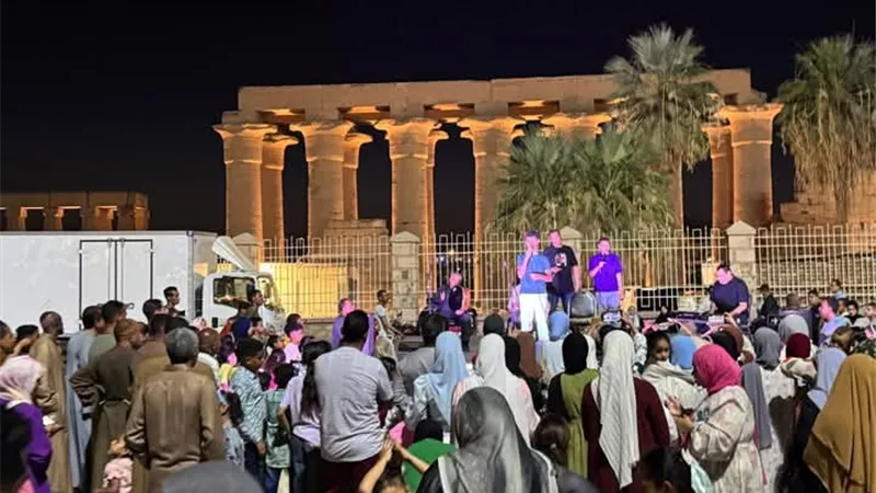 «ثقافة الأقصر» تختتم احتفالات عيد الأضحى بساحة أبو الحجاج 