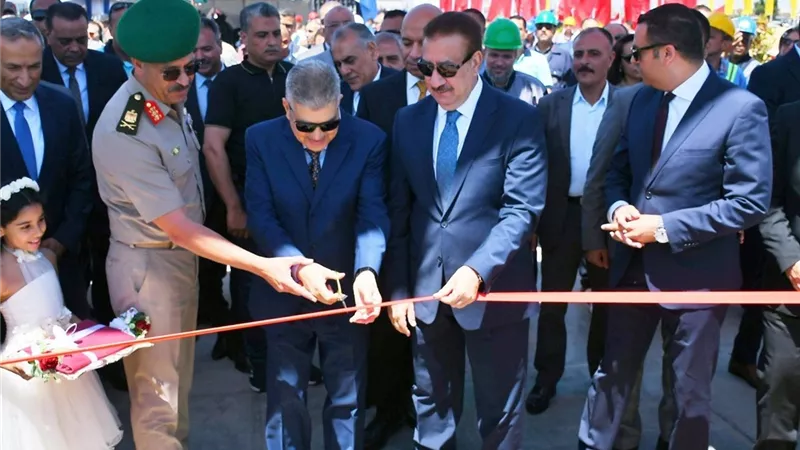 الفريق أسامة ربيع ومحافظ بورسعيد يفتتحان كوبري 