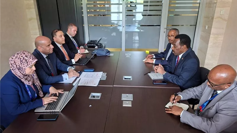وزير العمل يبحث مع نظيريه الجزائري والسوداني تعزيز التعاون