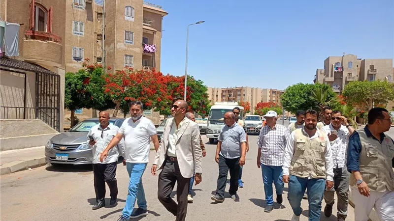 رئيس جهاز الشروق يتفقد إسكان 63م ويوجه برفع كفاءة الخدمات