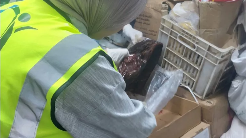ضبط ربع طن لحوم ودجاج غير صالحة للاستهلاك الآدمي بسوهاج