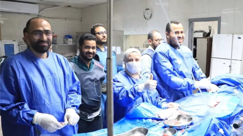 مستشفيات جامعة المنوفية تُنهي معاناة مريضتين بغلق ثقب في القلب دون جراحة