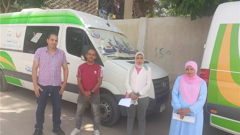 بالمجان.. الكشف الطبي على 738 مواطنًا في قافلة علاجية كبرى بالبياضية
