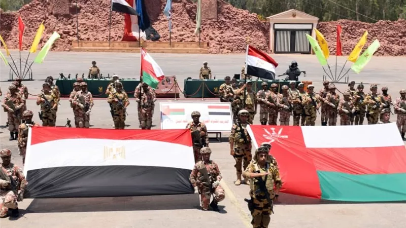 انطلاق فعاليات التدريب المشترك المصرى العمانى (قلعة الجبل-2)|صور