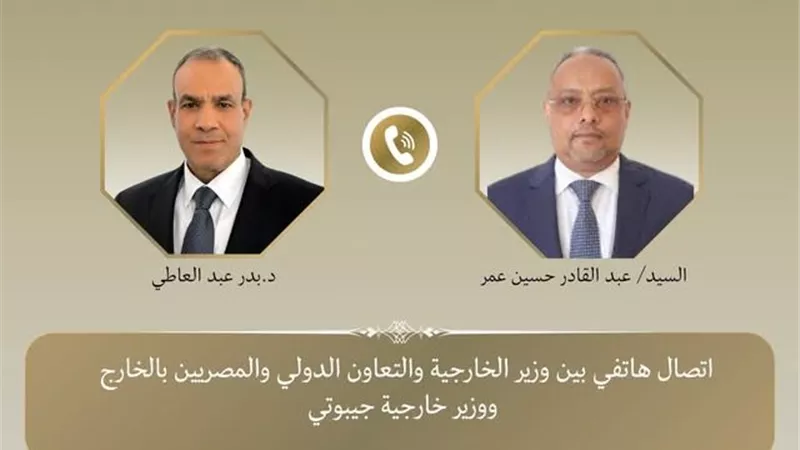 وزير الخارجية ونظيره الجيبوتي يبحثان تطورات الأوضاع بمنطقة القرن الأفريقي