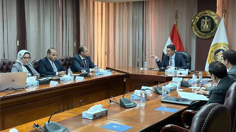 وزير الصناعة يبحث مع هيئة تنمية الصعيد التوسع في المشروعات الصناعية 