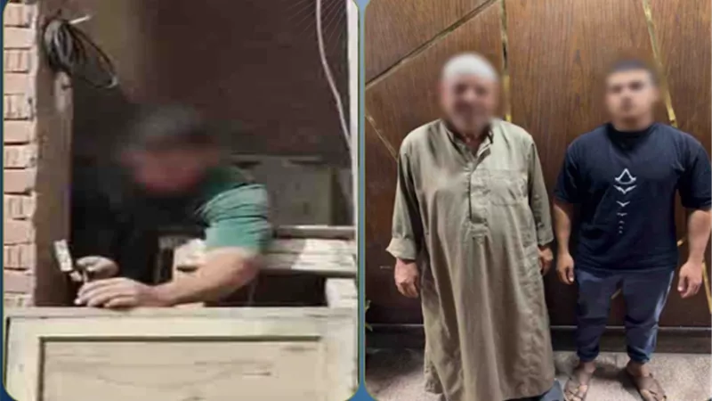 ضبط عم ونجله لاتهامهما بإتلاف مواسير مياه والتعدي على أسرة في كفر الشيخ