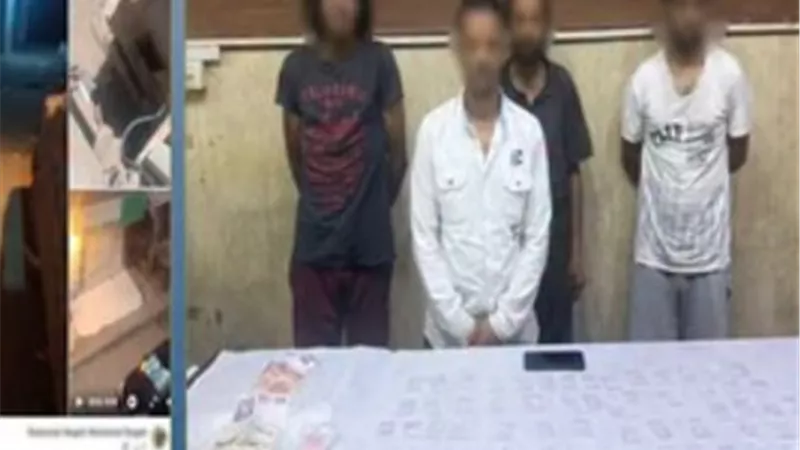 القبض علي 3 أشخاص لترويج وتعاطى المواد المخدرة بدائرة قسم شرطة عين شمس 