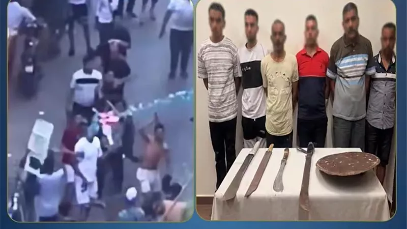 بسبب تعنيف طفل.. ضبط 7 متهمين في مشاجرة بالأسلحة البيضاء بمنطقة المنتزه