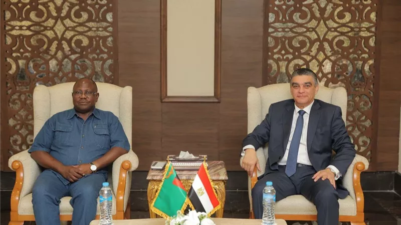 «هشام ستيت» يبحث مع وفد زامبي تعزيز التعاون الدوائي وتطوير الشراكات الصحية