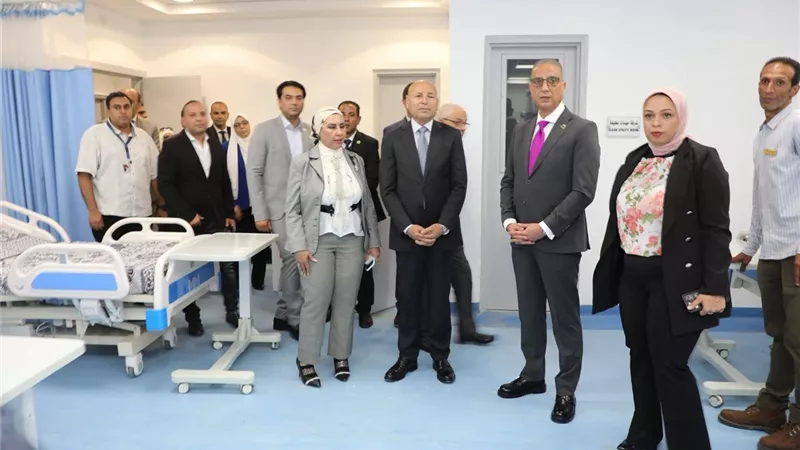 محافظ القاهرة يفتتح مركز القلب الوطنى بفاكسيرا