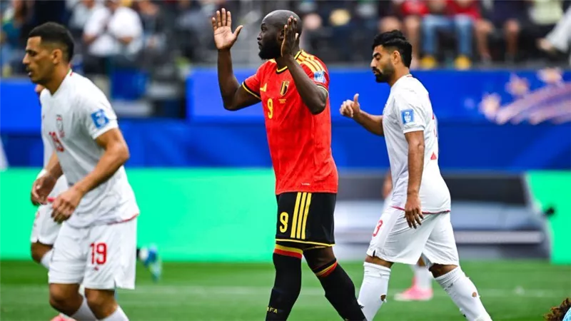 ترتيب مجموعة مصر بعد تعادل بلجيكا وإيران في كأس العالم 