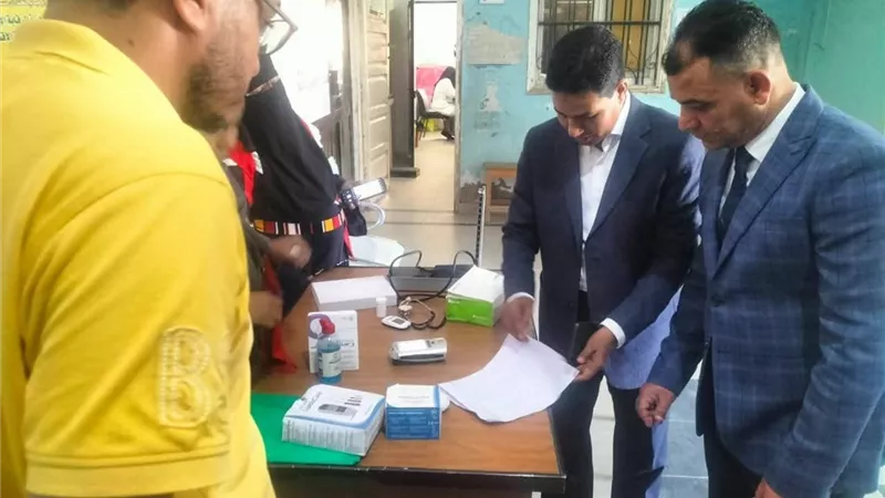 وكيل «صحة الأقصر» يتابع أعمال إعادة تأهيل مكتب «البياضية» لتسجيل المواليد والوفيات