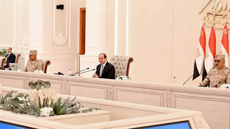الرئيس السيسي يترأس اجتماع المجلس الأعلى للقوات المسلحة
