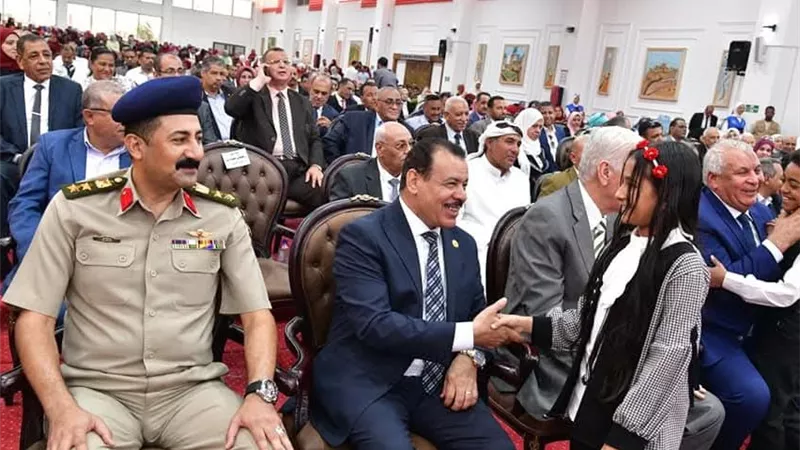 رئيس جامعة الوادي الجديد يشارك في احتفالات العيد القومي الـ66 للمحافظة