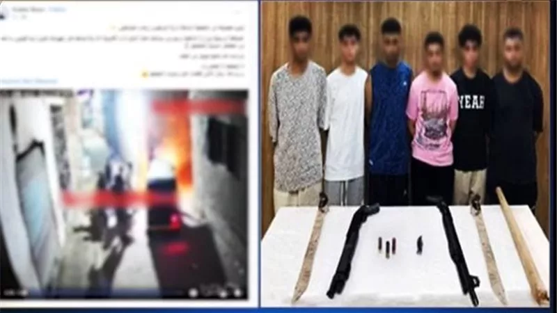 بسبب أولوية المرور.. ضبط 6 أشخاص في مشاجرة مسلحة بكرداسة 