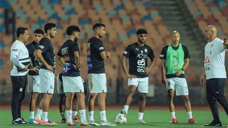 19 لاعبا في مران منتخب مصر استعداداً لمواجهة جيبوتي 