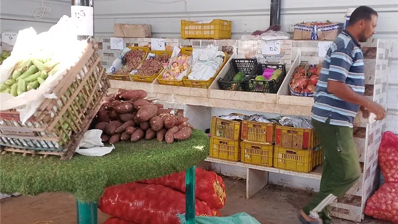 لحوم  بلدية بـ280 جنيه والطماطم بـ17.5 ..منافذ سلع مخفضة بالوادي الجديد