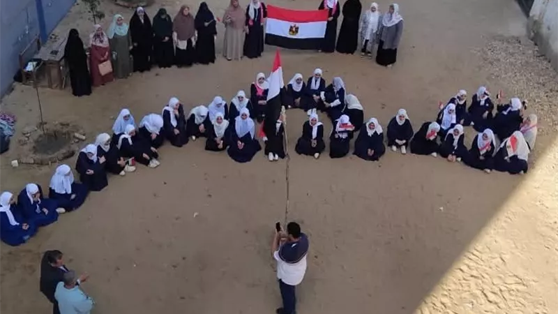 بروح النصر وغرس قيم الولاء.. احتفالات أكتوبر تَعُم معاهد منطقة كفر الشيخ الأزهرية |صور