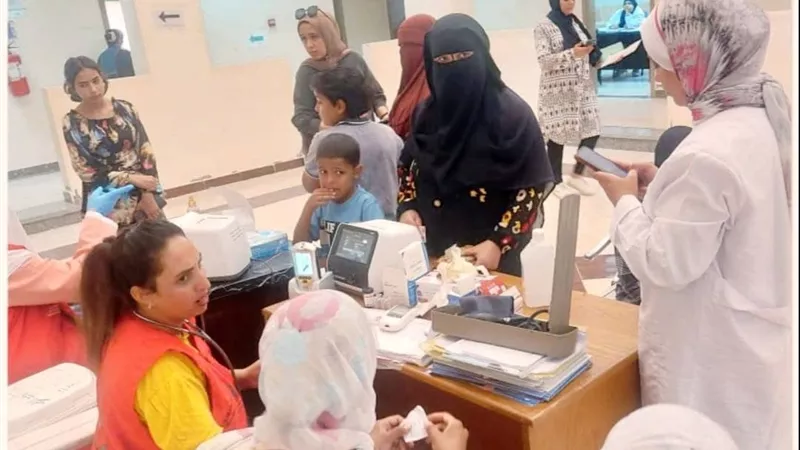 محققة أعلى معدلات.. الشرقية تصدر محافظات الجمهورية في مبادرة 100 يوم صحة | صور