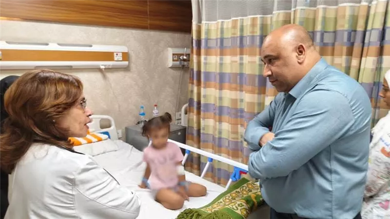 متابعة ميدانية لمستشفى الكرنك الدولي بالأقصر للاطمئنان على انتظام العمل والخدمات الطبية