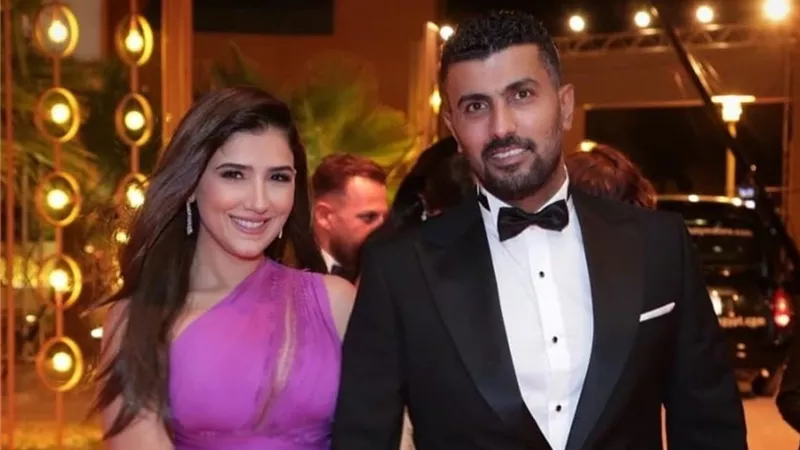 محمد سامي يحتفل مع مي عمر بـ 15 سنة زواج 