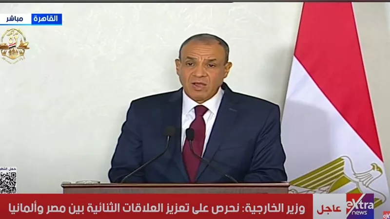 خلال مباحاثه مع نظيره الألمانى.. وزير الخارجية: نرفض التفريط فى حصص مصر المائية|فيديو