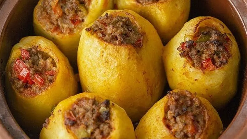 طريقة عمل محشي البطاطس باللحمةالمفرومة.. خطوة بخطوة لصناعة طبق شهي وسهل التحضير
