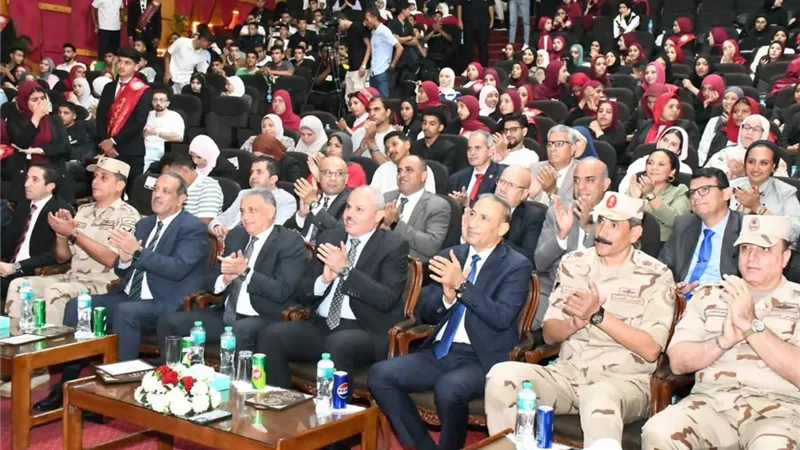 بحضور قيادات الإسماعيلية.. جامعة قناة السويس تحتفل بـ«العبور الجديد» في الذكرى 52 لنصر أكتوبر