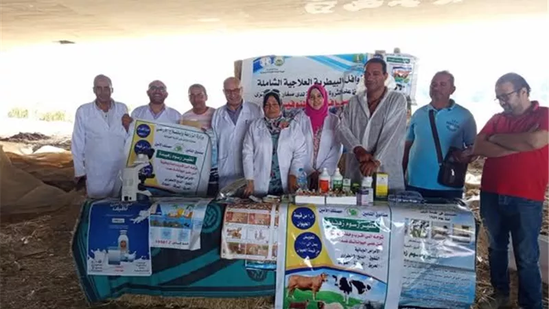وزير الزراعة يوجه قوافل بيطرية لتقديم الخدمات لمربي المواشي بالمنوفية| صور