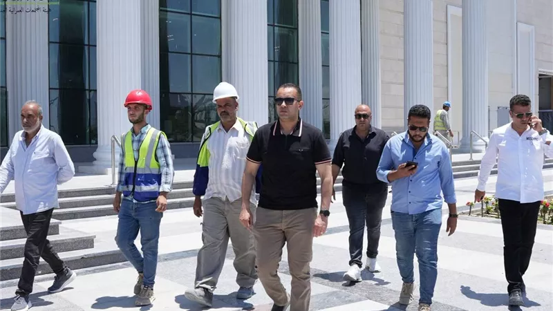رئيس جهاز العلمين الجديدة يتابع جاهزية مركز المؤتمرات استعدادًا للتشغيل