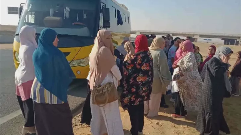 كتب لهم عمر جديد.. نجاة 33 معلمًا ومعلمة في حادث أتوبيس ببني سويف