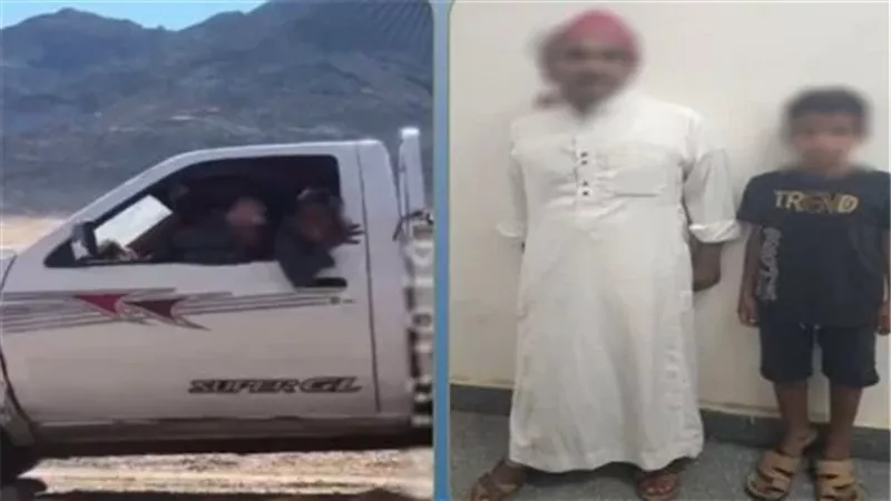 سيارة ربع نقل يقودها طفل 11 سنة ..تفاصيل ( تعريض حياة المواطنين للخطر)
