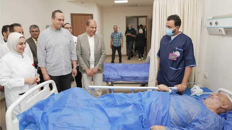 رئيس هيئة الرعاية الصحية ومحافظ المنيا يتفقدان مستشفى سمالوط