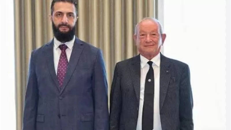 الرئيس السوري يلتقي نجيب ساويرس لبحث فرص التعاون الاقتصادي