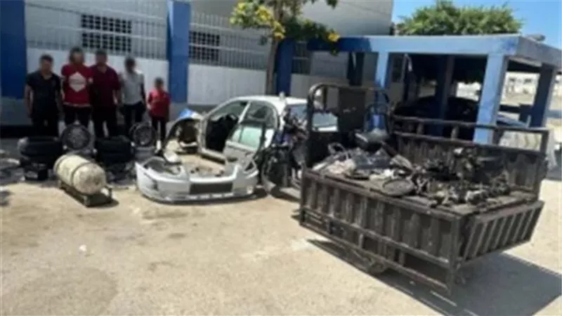 الداخلية تكشف ملابسات سرقة أجزاء من سيارة في بورسعيد وتضبط المتهمين