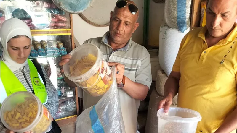 محافظ كفرالشيخ: ضبط كميات من المواد الغذائية مجهولة المصدر بمطوبس