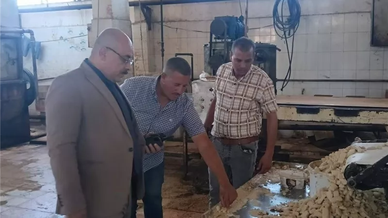 ضبط 10 أطنان ملح فاسد و2.7 طن أرز غير مطابق للمواصفات خلال حملة بسمالوط