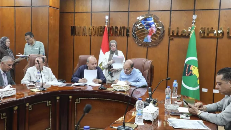 محافظ المنيا يلتقى أعضاء مجلسى النواب والشيوخ لمتابعة أولويات العمل 