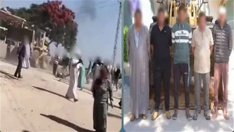 خناقة بلودر .. ضبط المتورطين في مشاجرة بالبحيرة وإصابات بين الطرفين